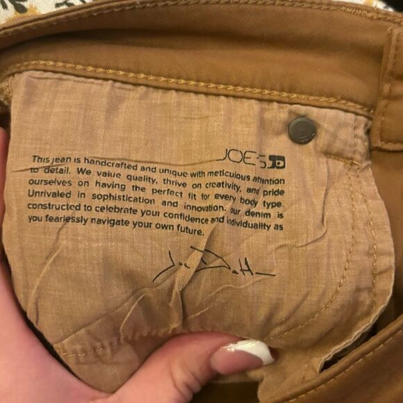 Joe’s Women’s Callie High Rise Cropped Bootcut Brown Button Fly Stretch Jeans 27 - Picture 7 of 8